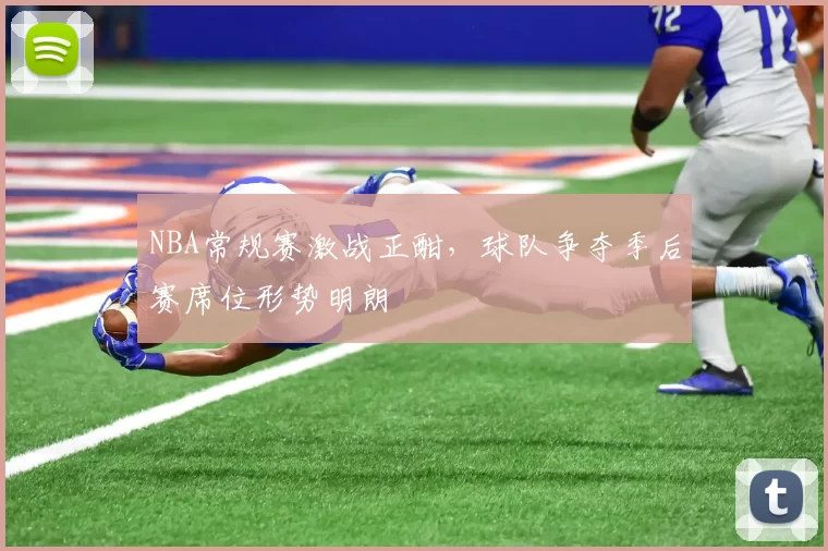 NBA常规赛激战正酣,球队争夺季后赛席位形势明朗